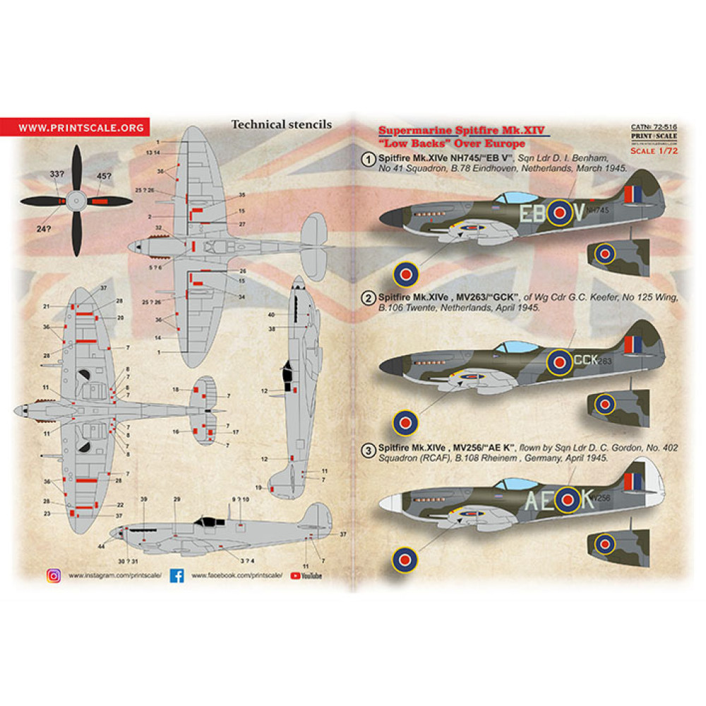 Supermarine Spitfire Mk Lv Low Backs Scale Historical Wwii