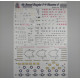 McDonnell Douglas F-4 Phantom II technical stencils 0008-72 Scale 1:72