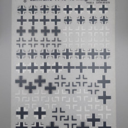 0012-72 Luftwaffe 1939-1945. Crosses., Scale 1/72 -1/48