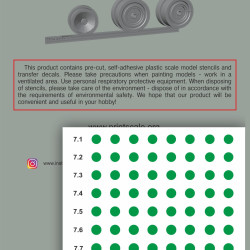 Self-Adhesive Wheel Rim Mask D. 7.1-7.9 PSM00004