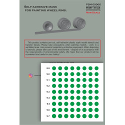 Self-Adhesive Wheel Rim Mask D. 8.9-9.7 PSM00006