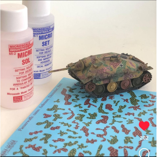 Panzerwaffe Camouflage Ardennes December 1944 007-camo 1/72