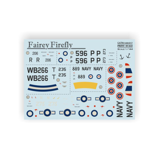 Fairey Firefly 144-017  Scale 1/144