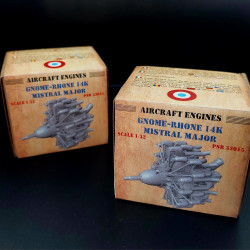 Aircraft Engines Gnome-Rhone 14K Mistral Major PSR32015 Scale 1/32