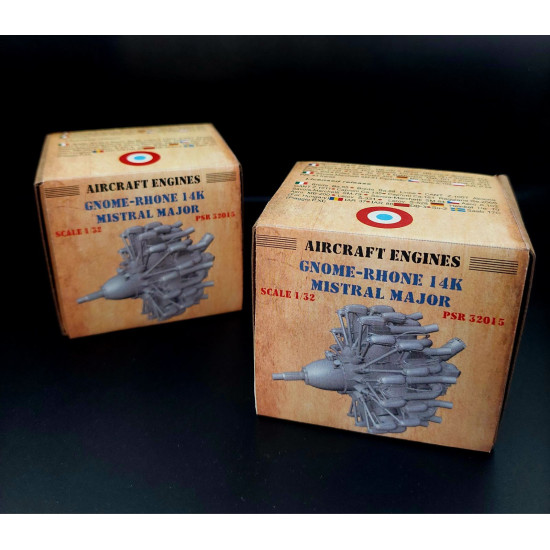 Aircraft Engines Gnome-Rhone 14K Mistral Major PSR32015 Scale 1/32