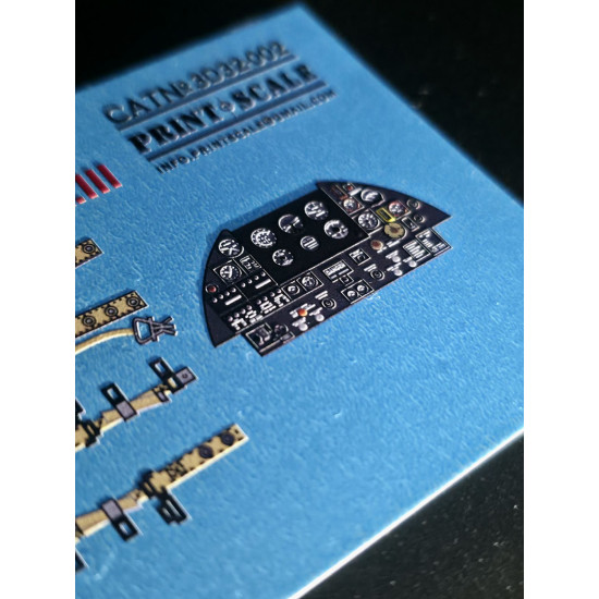 Westland Lysander Mk.III Instrument Panel 3D32-002 Scale 1/32