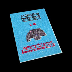 Messerschmitt Bf 110 Instrument Panel 3D Decal 1/48