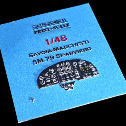Instrumental panel Savoia-Marchetti SM.79 3D48-011 Scale 1/48