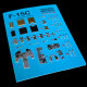 Instrumental panel F-15C Eagle 3D48-015 Scale 1/48 Instrumental panel F-15C Eagle 3D48-015 Scale 1/48