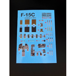 F-15C Eagle Instrument Panel 3D48-015 1/48