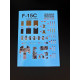 Instrumental panel F-15C Eagle 3D48-015 Scale 1/48 Instrumental panel F-15C Eagle 3D48-015 Scale 1/48