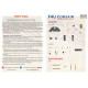 Instrumental panel F4U Corsair 3D48-017 Scale 1/48 Instrumental panel F4U Corsair 3D48-017 Scale 1/48