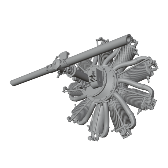 Aircraft Engines Oberursel Ur.II PSR48034 Scale 1/48 Aircraft Engines Oberursel Ur.II PSR48034 Scale 1/48