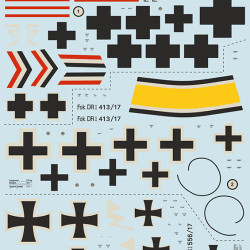 Fokker Dr I Part 1 48-277 Scale 1/72