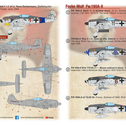 Focke Wulf FW 190A-8 Part-2  48-283  Scale 1/48