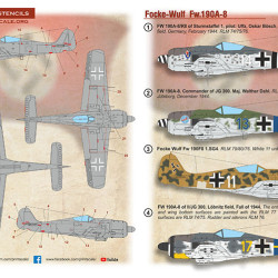 Focke Wulf FW 190A-8 Part-2 48-284 Scale 1/48