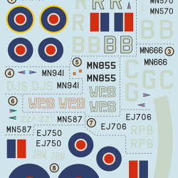 Wing Commander Typhoons and Tempests of the 2 nd TAF Part-1 48-294 Scale 1/48