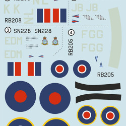 Wing Commander Typhoons and Tempests of the 2 nd TAF Part-2 48-295 Scale 1/48 