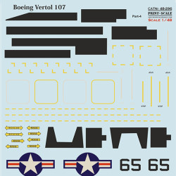 Boeing-Vertol 107 Part 4 48-296 Scale 1/48