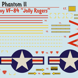 Phantom II. US NAVY VF-84 Jolly Rogers Part 1 48-300 Scale 1/48