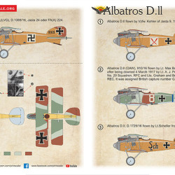 Albatros D.ll Part-1 48-302 Scale 1/48