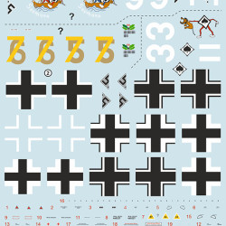 Bf-109 G-6 Jagdgeschwader JG.53 Part-1 48-306 Scale 1/48