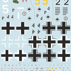Bf-109 G-6 Jagdgeschwader JG.53 Part-2 48-307 Scale 1/48
