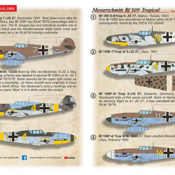 Messerschmitt Bf-109 Tropical Part-1 48-308 Scale 1/48
