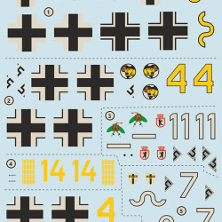Messerschmitt Bf-109 Tropical Part-1 48-308 Scale 1/48