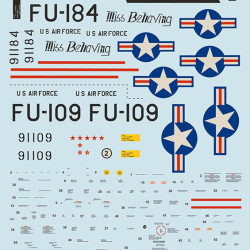 F-86A Sabres 4th Fighter Wing in Korea Part 2 48-309 Scale 1/48