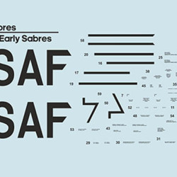 F-86A Colorful Early Sabres The complete set 2 leaf Part 3 48-310 Scale 1/48
