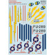 F-86A Colorful Early Sabres The complete set 2 leaf Part 5 48-312 Scale 1/48