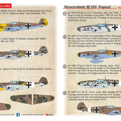 Messerschmitt Bf-109 Tropical Part-2 48-314 Scale 1/48