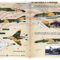 US Air Forces F-4 Phantom Part 1 48-315 Scale 1/48