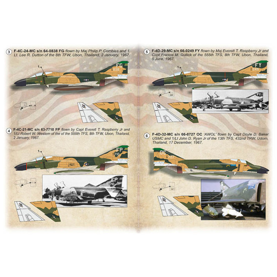 US Air Forces F-4 Phantom Part 1 48-315 Scale 1/48