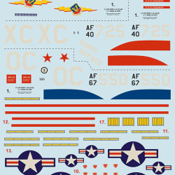 US Air Forces F-4 Phantom Part 3 48-317 Scale 1/48