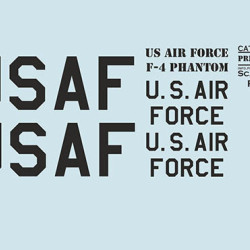 US Air Forces F-4 Phantom Part 3 48-317 Scale 1/48
