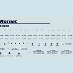 F-18 Hornet Part 1 The complete set 1.5 leaf 48-318 Scale 1/48