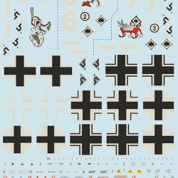Bf-109G-6 Jagdgeschwader JG.53 Part-3 48-319 Scale 1/48