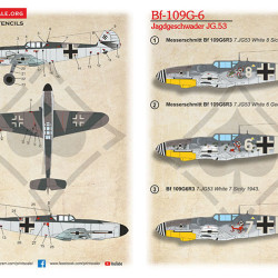 Bf-109G-6 Jagdgeschwader JG.53 Part-3 48-319 Scale 1/48