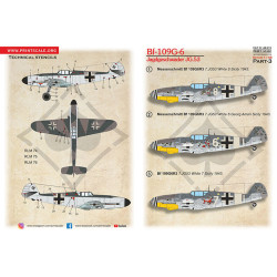 Bf-109G-6 Jagdgeschwader JG.53 Part-3 48-319 Scale 1/48