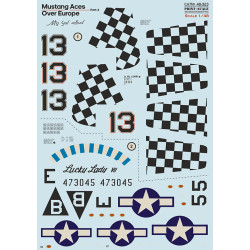 Mustang Aces Over Europe Part 4 / 48-323 / Scale 1/48