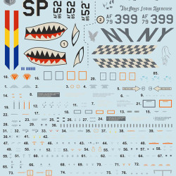 F-16 Desert Storm Part 3 48-333 Scale 1/48