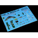 Instrumental panel F4F-4 Wildcat 3D48-019 Scale 1/48