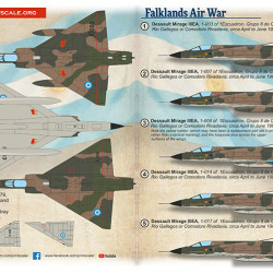 Falklands Air War. Argentina 72-443 Scale 1/72