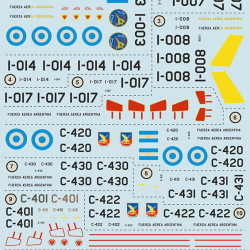 Falklands Air War. Argentina 72-443 Scale 1/72