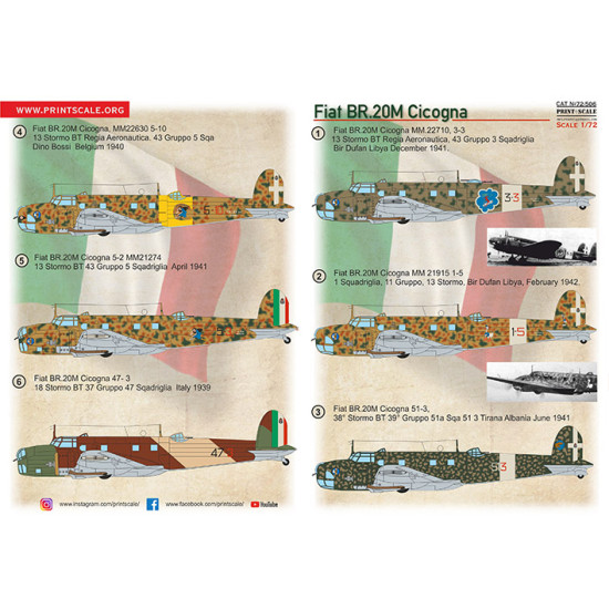 BR-20M Cicogna 72-506 Scale 1:72 BR-20M Cicogna 72-506 Scale 1:72