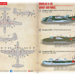 Boston Hawk A-20 Soviet Air Force 72-513 Scale 1/72