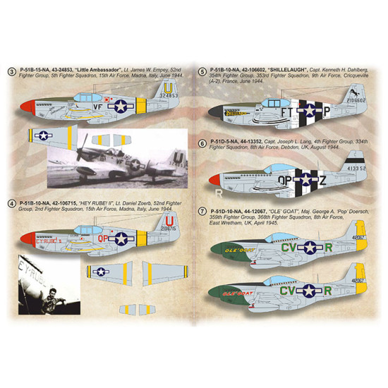 Mustang Aces Over Europe Part 1 / 72-515 / Scale 1/72