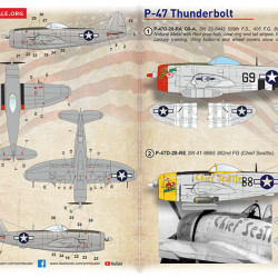 P-47 Thunderbolt 72-527 Scale 1/72